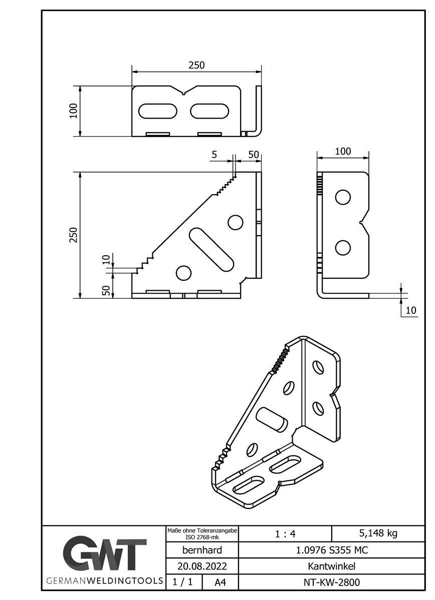 Corner Angle D28 4 Piece Set