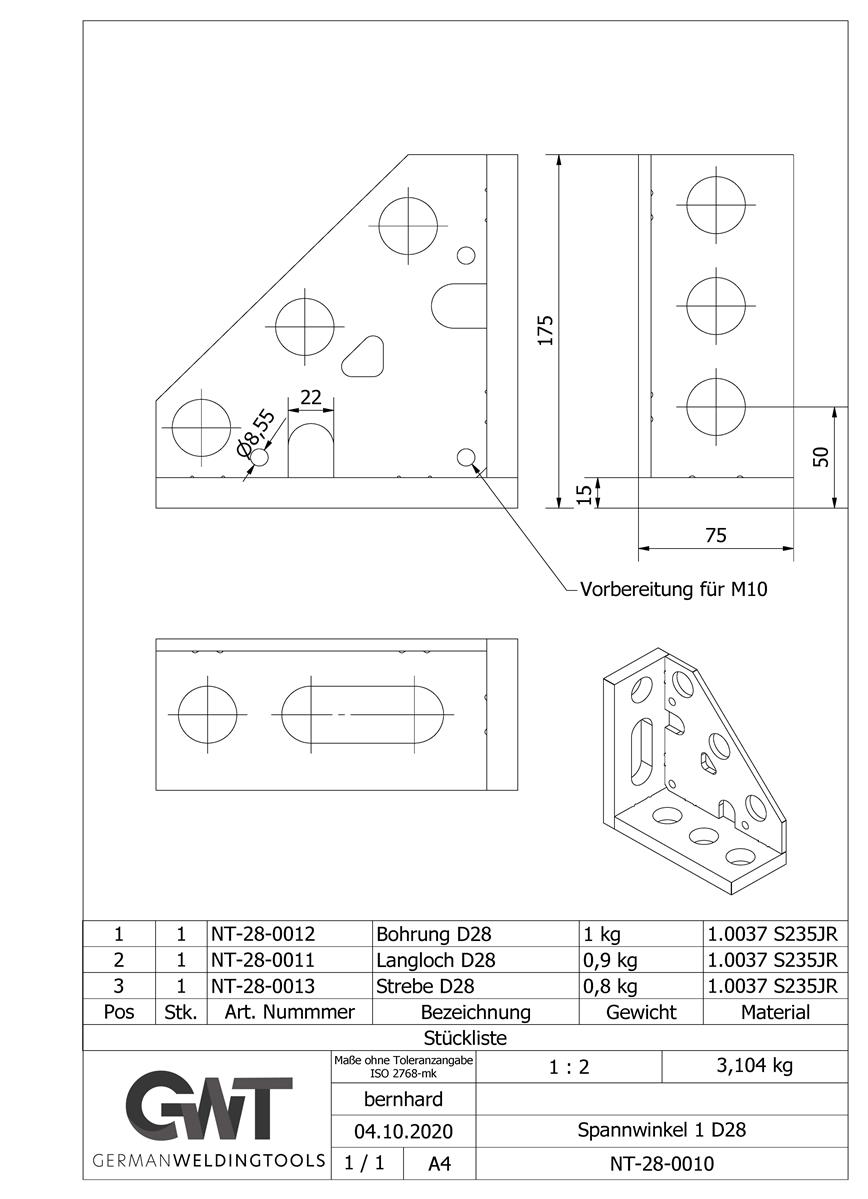 Spannwinkel 1 D28