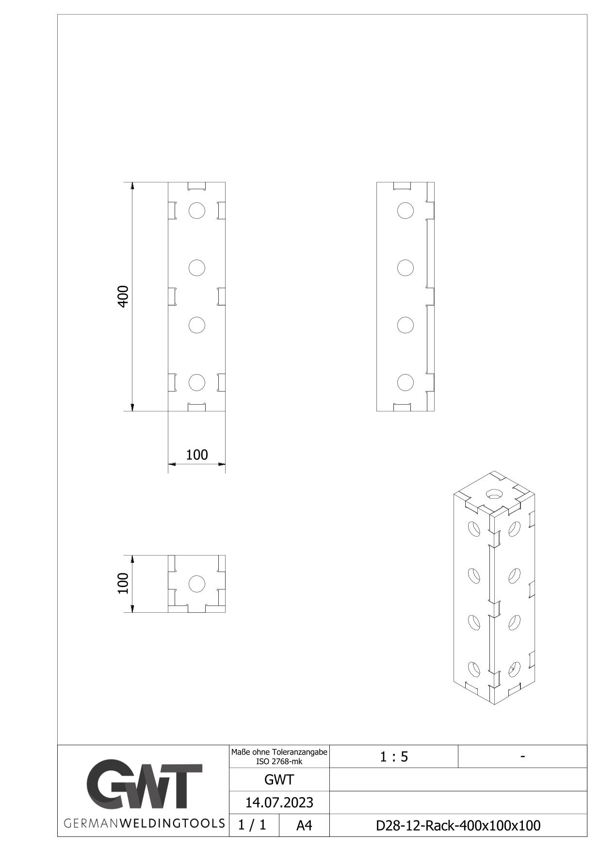 Clamping Block D28 Selectable