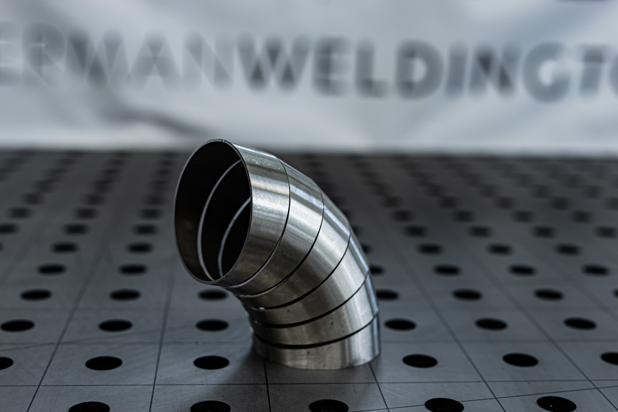 Knickbogen Ø48,3x1,5 -  Norm 2 - Radius R38 - Winkelsegment 15 ° - VA