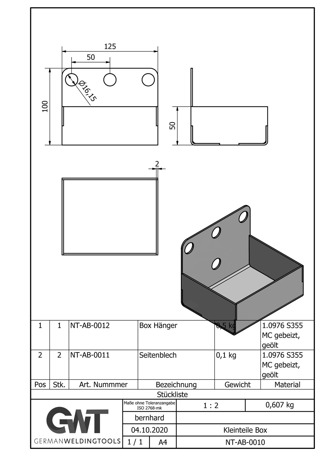 Kleinteile Box